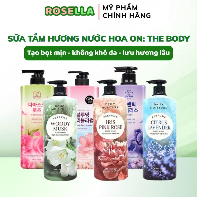Sữa tắm nước hoa On: The Body Perfume Body Wash Sữa tắm lưu hương lâu, dưỡng da…
