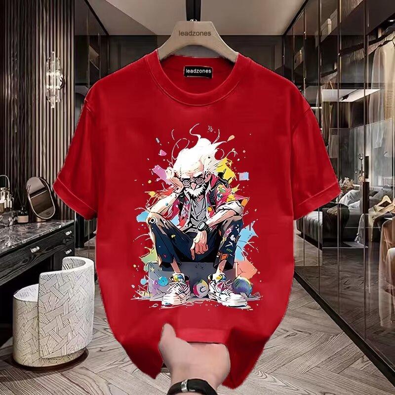 Product Introduction of Áo Thun Ngắn Tay Thương Hiệu Thời Trang Ins, Dành Cho Nam Giới, Phong Cách Hip Hop Châu Âu Và Mỹ, Áo Mặc Bên Trong Áo Lớp Cơ Sở Cổ Tròn, Hàng Mới Về 2024, Thích Hợp Cho Mùa Hè Menswear 1