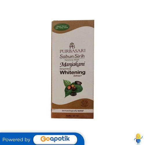 Gambar PURBASARI SABUN SIRIH MANJAKANI WHITENING 60 ML dari Apotek Annarya Health by GoApotik Kota Administrasi Jakarta Timur Tokopedia