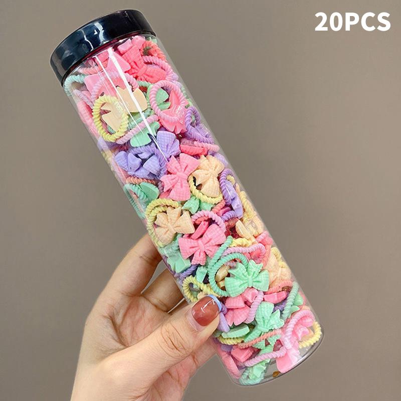Product Introduction of Aksesori rambut kanak-kanak, gelang getah elastik kartun, kepala bayi, tali kulit, bunga kecil, hiasan kepala gadis comel, tidak akan menyakiti rambut 30