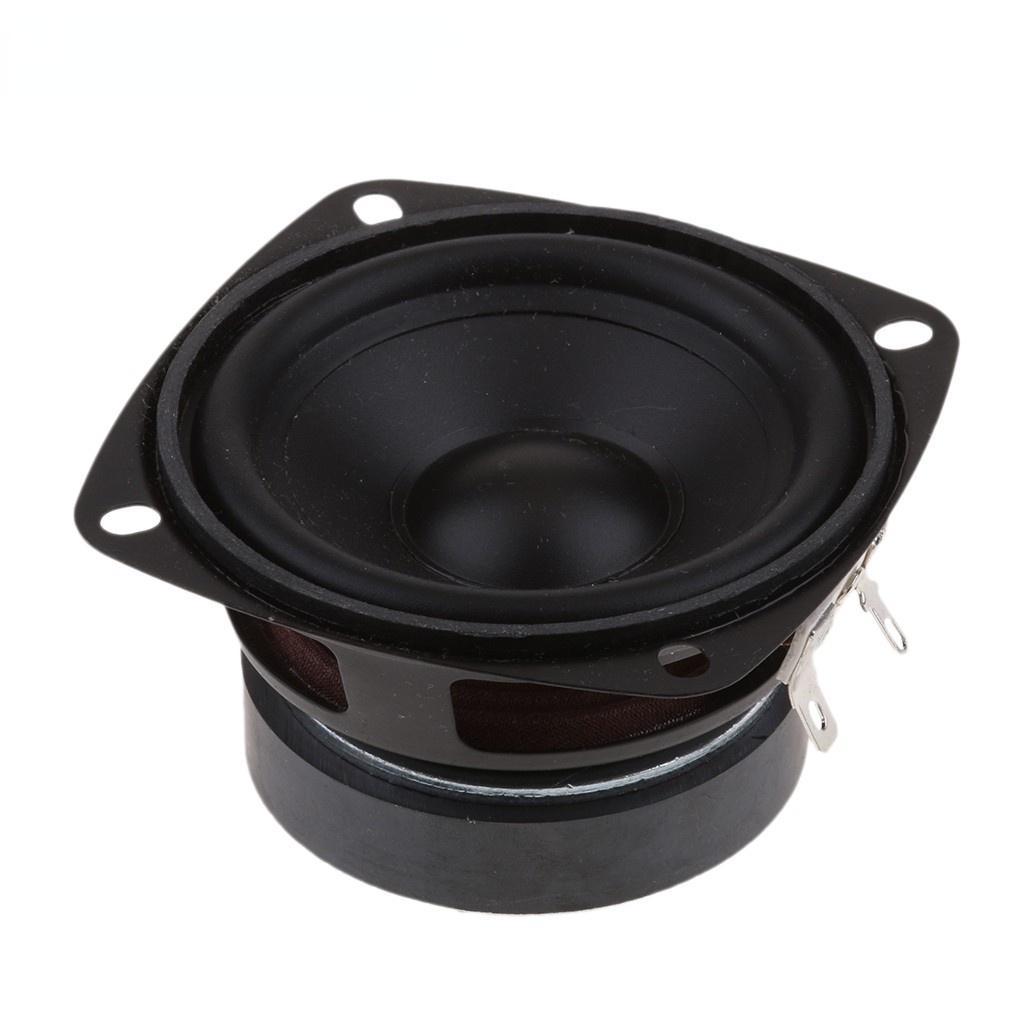 Mini Full Bass Subwoofer 3 Inci 15W 4 Ohm High Power HIFI Speker Magnet Tebal Karet Besar untuk Audio System Rakitan