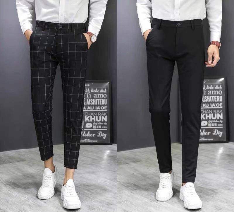 Quần Tây Nam Ống Côn Body sọc Caro Mẫu Mới Dày Đẹp Hot Menswear Pants X3 Ong Có 4 màu dáng ôm co giãn không nhăn không xù phù hợp đi học đi chơi hay nơi công sở