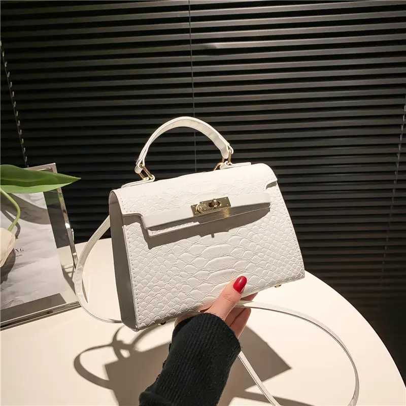 Niche Design Textured Fashion Handbag Small Square Bag for Women 2022 Winter New Fashion Casual Shoulder Crossbody Bag