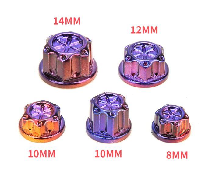Product Introduction of 30biji Titanium Motorcycle Cover Screw Cap Nut  Motor Electroplate Bolt Cap Skru Universal LC135 Wave Y15ZR RSX150 EX5 Accessories Automotive 19