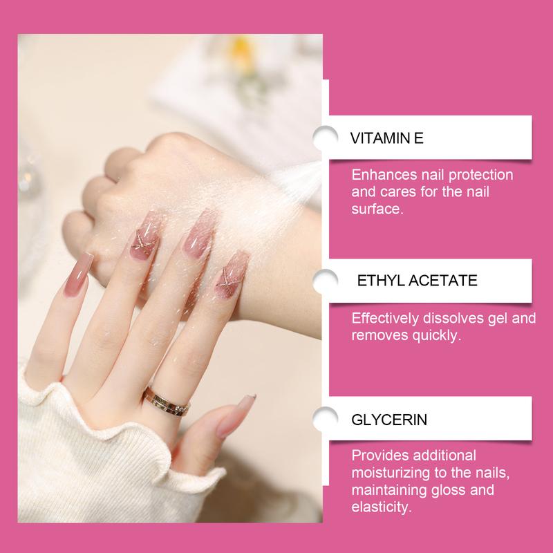 Product Introduction of Eelhoe Nail Glue Nail Remover Gentle Unloading Gel Nail Polish Dissolved Nail Salon Nail Remover Nail Beauty Products Nail Care Manicure 6