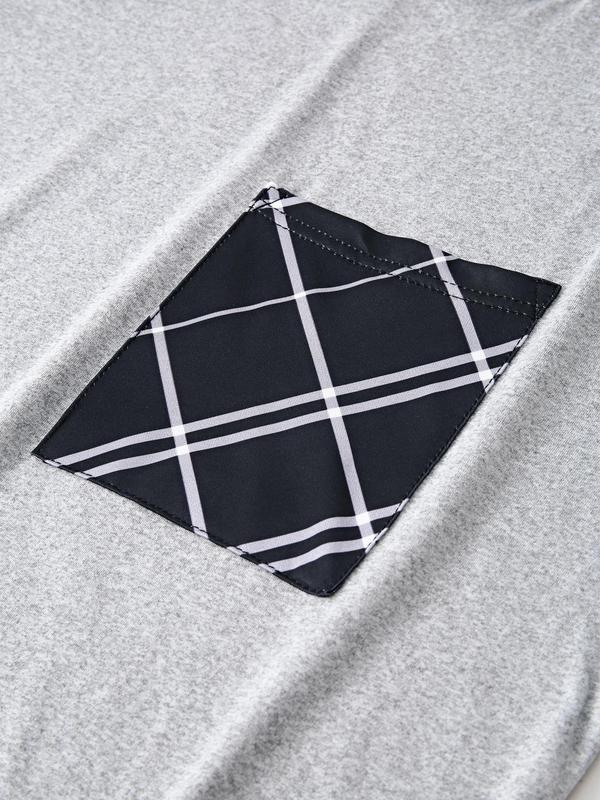 Men's Short Sleeve Plaid Print Loungewear Set, Casual Pocket Round Neck T-shirt & Pants & Shorts Pj Set, Sleepwear & Loungewear Set for All Seasons 2