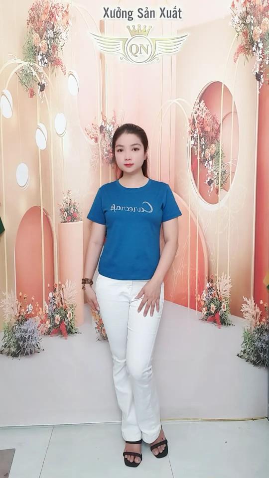 Product Introduction of Áo Thun Nữ. QN.161 Fom Carotop. Cotton Thái Co Giãn Bốn Chiều.Mềm Mịn Mát.Thấm Hút Mồ hôi ạ Cổ Tròn Women 10