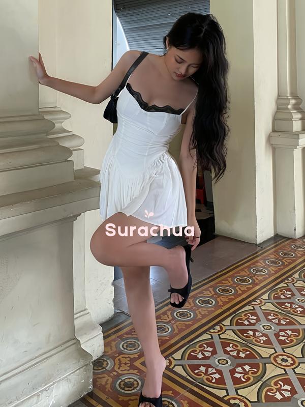 Amia Serene - [Có big size] Jumpsuit hai dây basic, cổ điển, thanh lịch | BigBuy360 - bigbuy360.vn