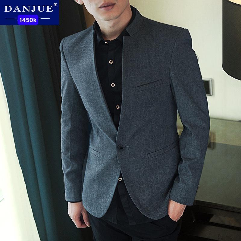 Áo vest nội địa cổ tàu 1 cúc màu đen, xám