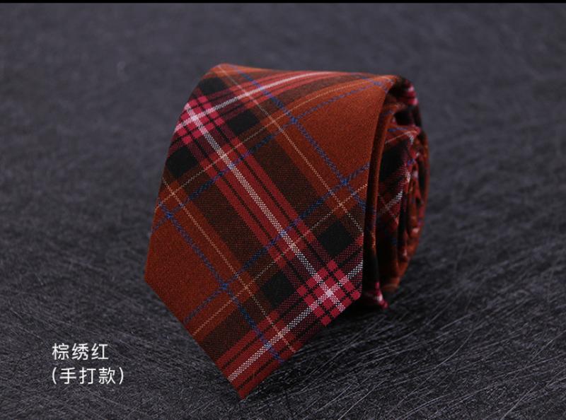 Product Introduction of Japanese High School Student JK/DK Uniform British College Plaid Tie-Free Small Tie Lazy Tie Female Children 11