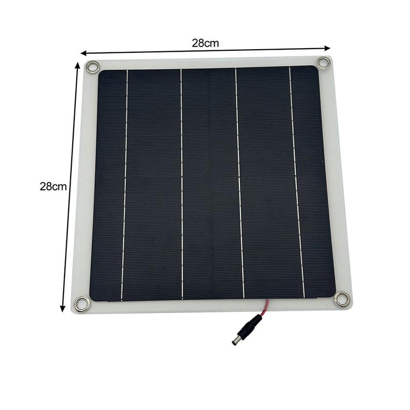 15W 18V Solar Panel Ventilation Fan Low Noise Solar Ventilating Exhaust Fan 6
