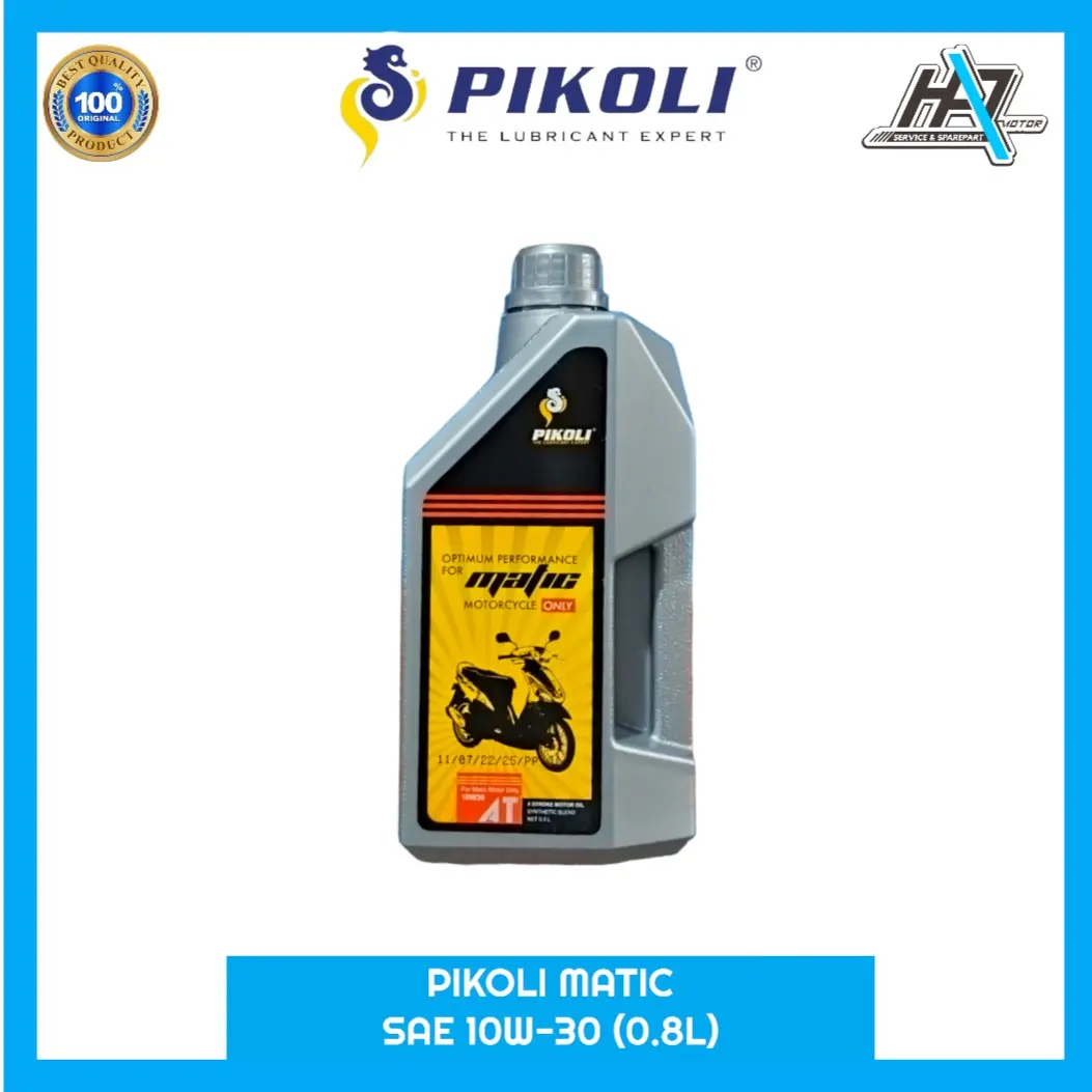 Oli Mesin Pikoli Matic SAE 10W-30 (0.8L)