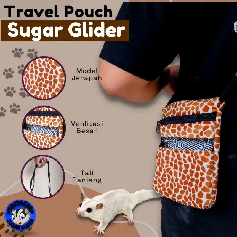 Bonding Pouch Sugar Glider/Travel Pouch Sugar Glider