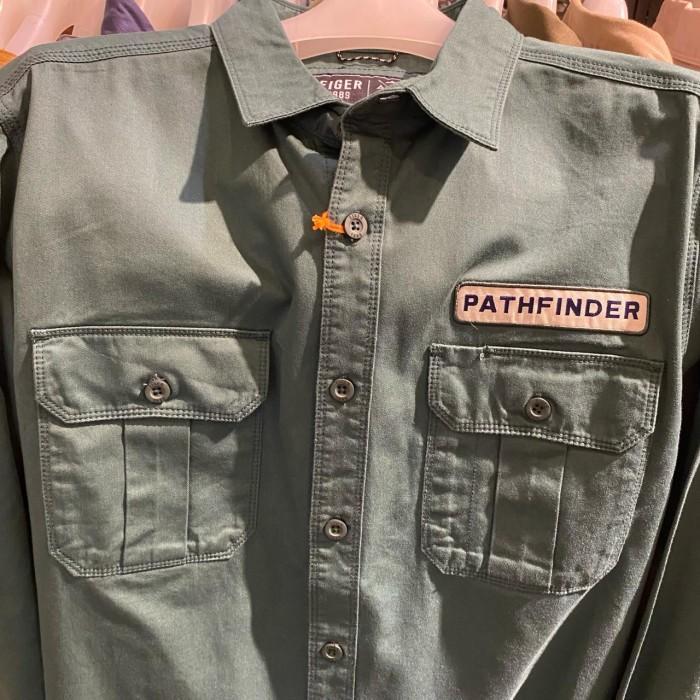 EIGER KEMEJA PANJANG PRIA PATHFINDER SHIRT 2.0 - GREEN 1