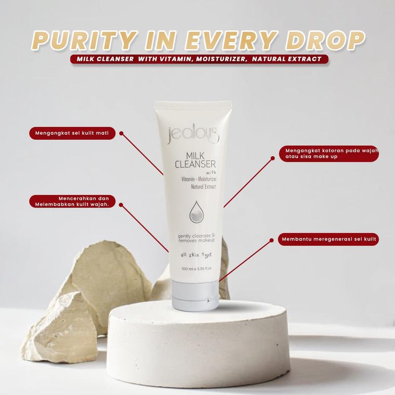 Milk Cleanser susu Pembersih Pencerah dan Pelembab wajah penghilang make up Kotoran Mencerahkan 0