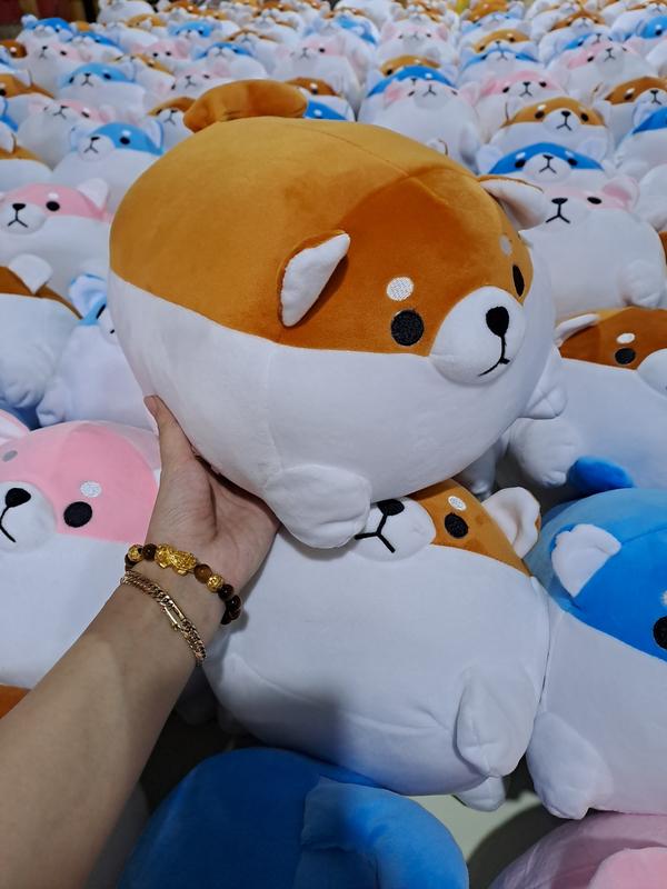 Gấu Bông Chó Shiba Siêu Đáng Yêu - Đủ Màu - Thú Nhồi Bông