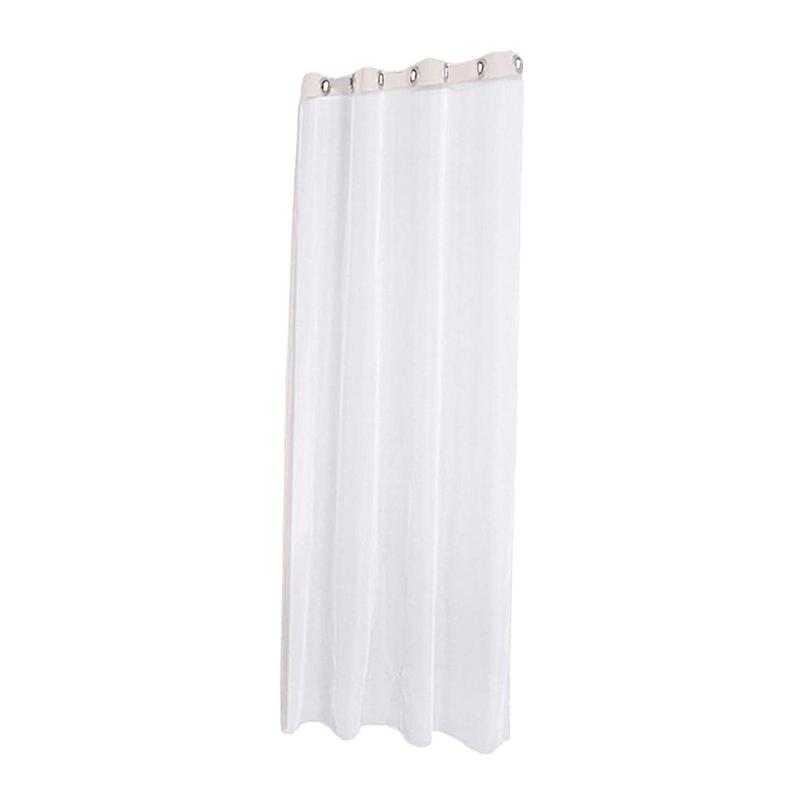 Outdoor Drapes Patio Curtains - 1 Panels Grommets Top Indoor Outdoor Curtains Waterproof White Patio Sheer Pergola Curtains Drape 2