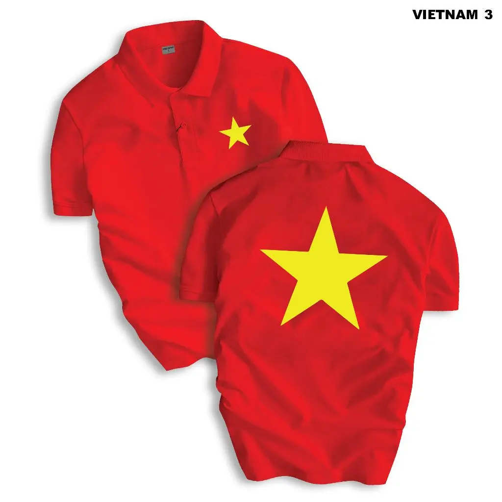Áo Polo Việt Nam - Áo Gia đình full size trẻ em người lớn - POLOMAN Menwear Thun Shirt Có Cổ Ngắn Tay