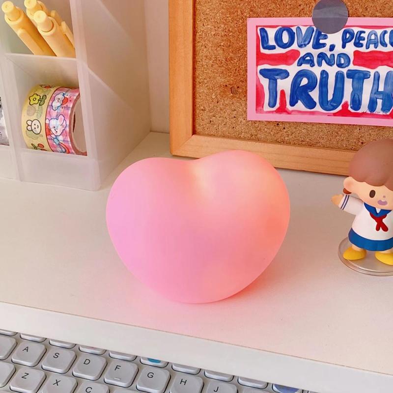 Night Light, Love Design Desktop Atmosphere Light, Creative Atmosphere Light, Suitable For Valentine'S Day Gifts, Photography Props Toys 5