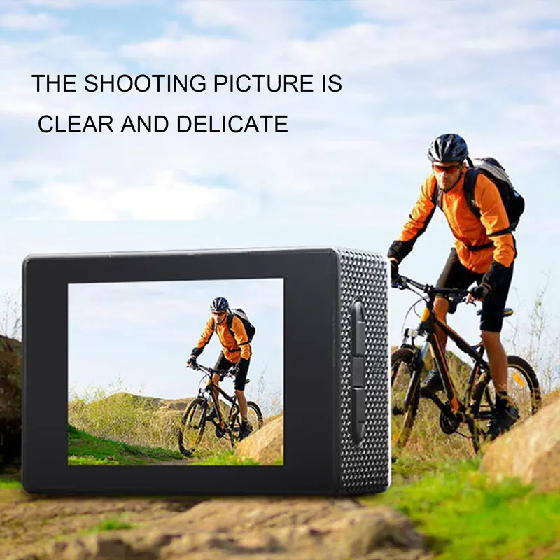 Deaohusn-Camera Độ Rõ Nét Cao, Đa Chức Năng, 2.0 Inch, Máy Quay Video Dưới Nước, Không Thấm Nước, Dành Cho Thể Thao 2