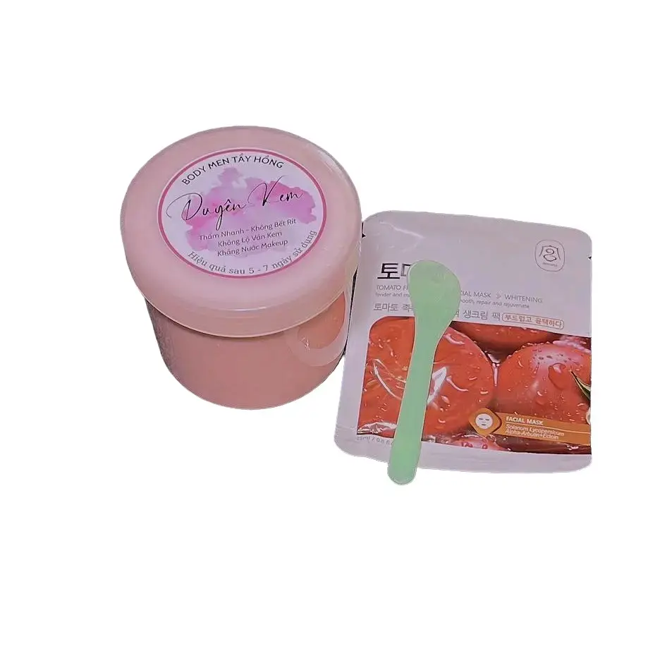 Kem Body Men Tẩy Hồng 500gr Dưỡng Trắng Nâng Tone Da Cấp Ẩm Thơm Lâu