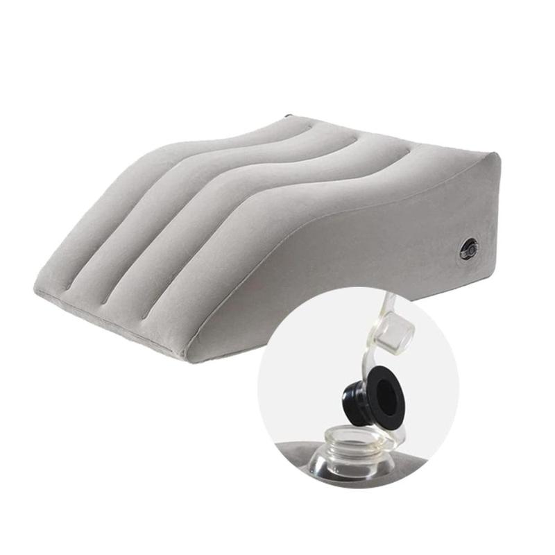 Product Introduction of Gối kê chân, Thẳng đứng, Dễ thổi, Giường bơm hơi, Thiết kế nêm, Thích hợp để thư giãn và ngủ, cho ô tô 1