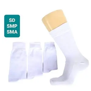 KAOS KAKI SD SMP SMA PUTIH POLOS / Kaos Kaki Anak Sekolah Sudah Kemas Bahan Poliester Lembut