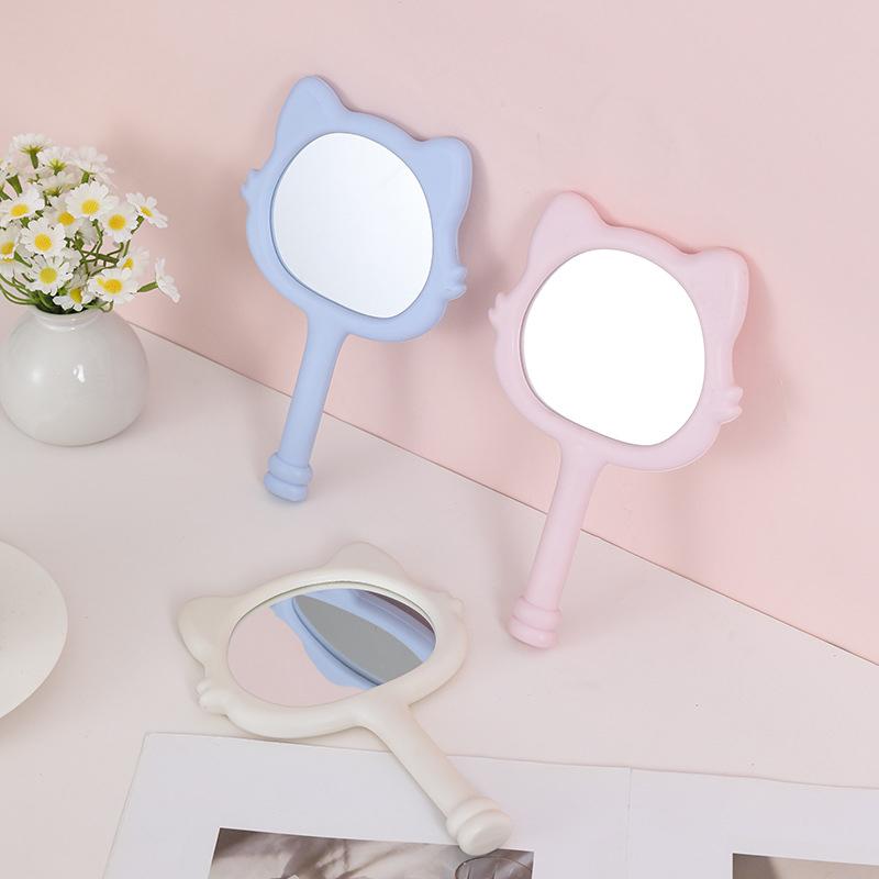 Product Introduction of Cartoon Fox Handheld Mirror Plastic Handle Round Mirror For Eyelash Extension Beauty Tools 19
