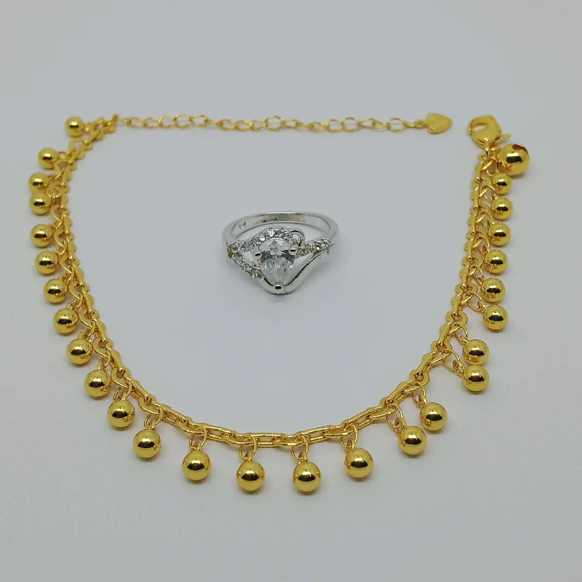 Gelang kaki rumbai dewasa ala indihe lapis emas import Perempuan free cincin wanita