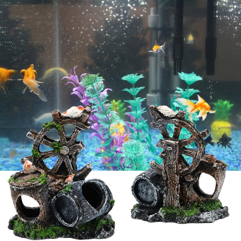 Grotta Di Allevamento In Ceramica Per Acquario – Tubo Rifugio Per Pesci E Gamberetti, Decorazione Naturale, 4,8x1,5 Cm