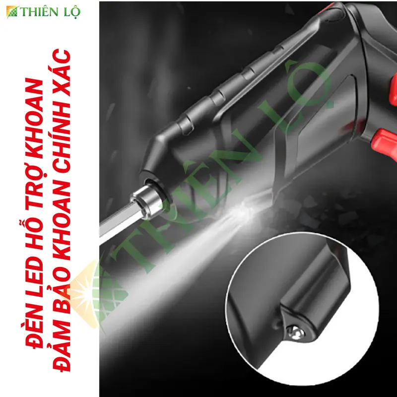 Máy Khoan Mini 12V 13W Thiên Lộ Đa Năng Đánh Bóng Chạm Khắc Khoan - Tặng 24 Phụ Kiện 3