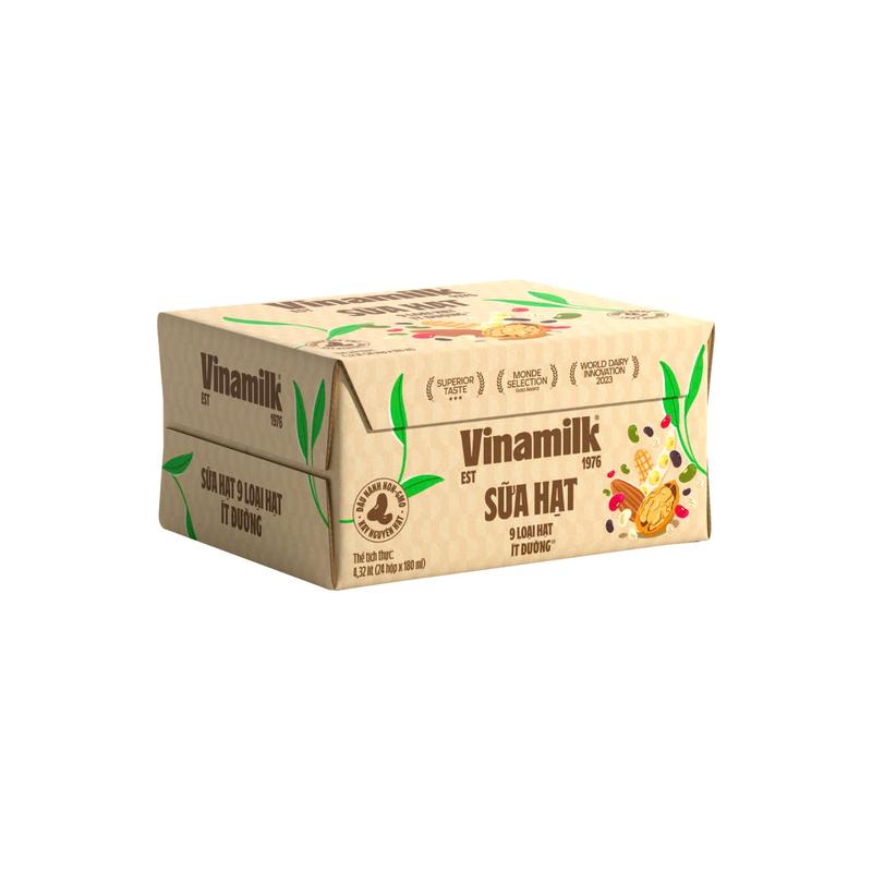  Thùng 6 Lốc Sữa 9 loại hạt Vinamilk Super Nut 180ml 