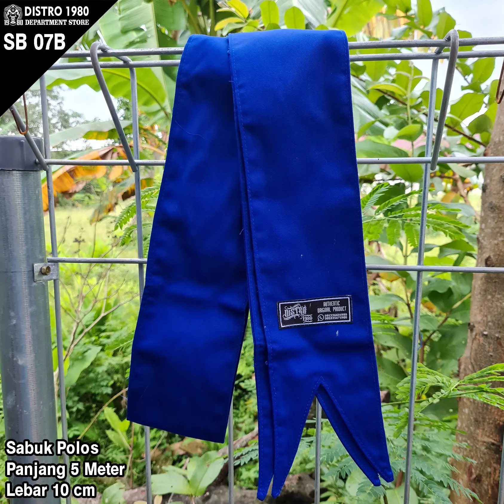 SABUK IKS.PI KERA SAKTI SABUK BIRU POLOS 5 METER SB 07B