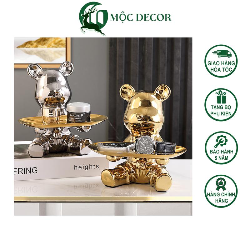 Decor Bearbrick Tài Lộc Bê Khay Đựng Đồ Siêu Đẹp Trang Trí Không Gian Nội Thất Gia Đình Cửa Hàng Văn Phòng I05 Decor Phòng Trang Trí Nhà Đồng