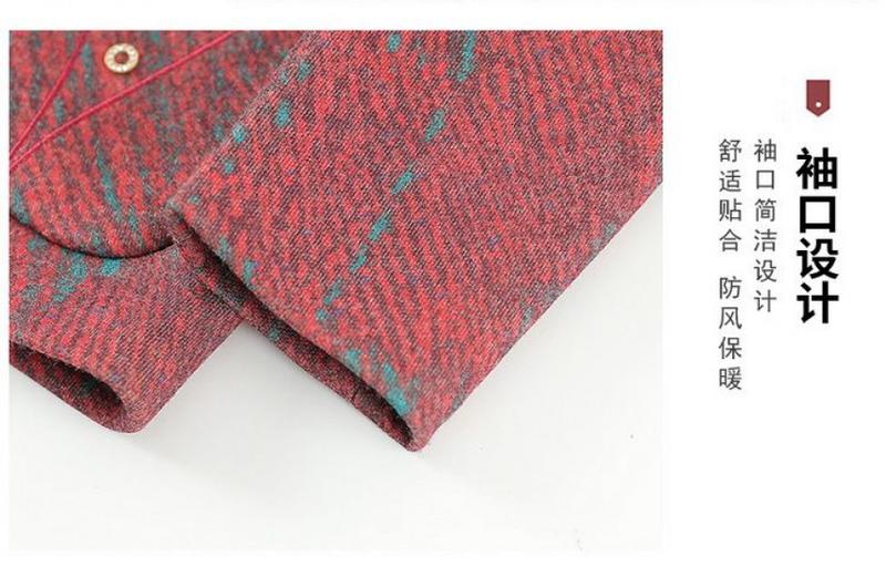 Product Introduction of Áo khoác phù hợp với bà mẹ trung niên và cao tuổi béo mùa thu Áo khoác rộng rãi cho mẹ Quần áo cũ có túi lớn 70 tuổi 6XL 7