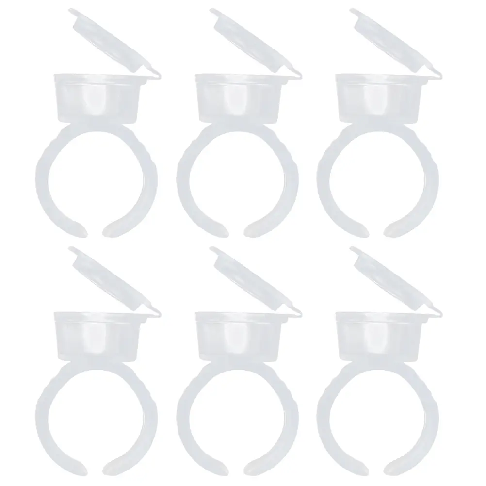 Pigment Container Cup Holder Lash Organizer Gel Paint 2.5x1.8cm 100 Pcs