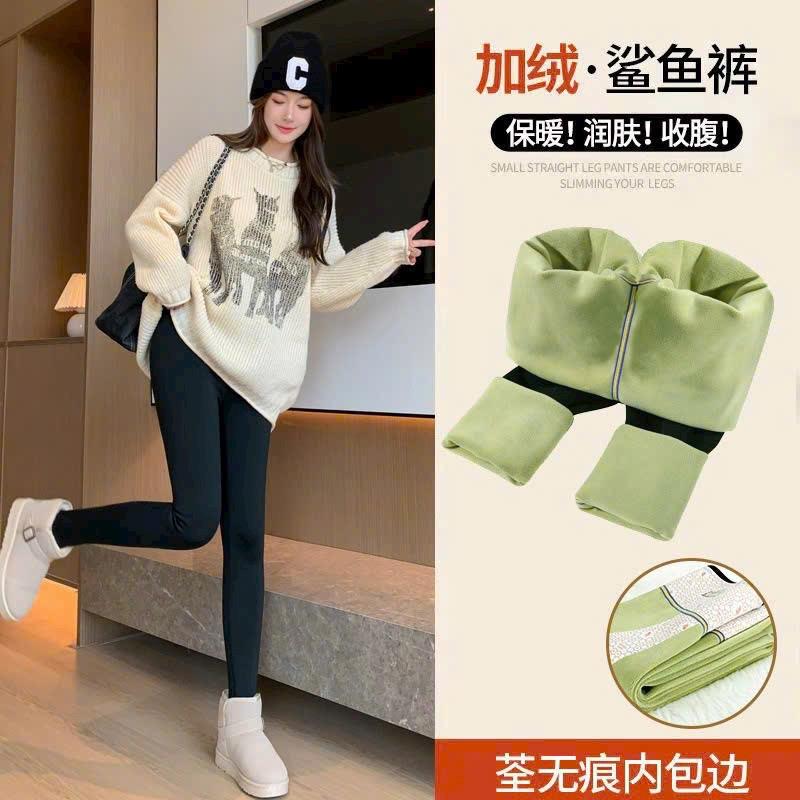Quần Legging 9.0 Đúc Su Lót Lông Dày Ấm Gen Bụng Nâng Mông Hàng Đẹp Không May Gấu Quần Nhung Nữ