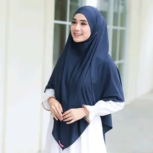 french khirmar cadar jersy premium Khimar cantik Santai