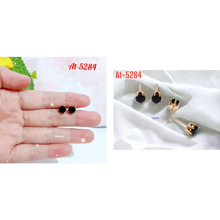 ANTING TUSUK MATA SATU AKSESORIS FASHION/ANTI ALERGI Emas Earrings 8