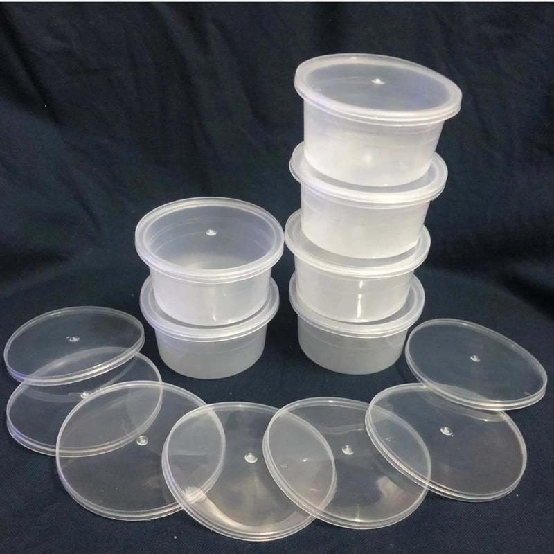 Hủ nhựa làm bánh flan, caramen, sữa chua có nắp 4