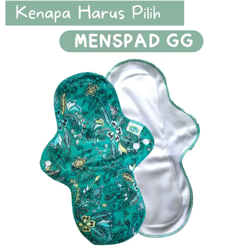 [PREMIUM] Menspad GG LEMBUT DaY night pantyliner pembalut kain BISA DI CUCI ULANG LEBIH HEMAT BERSNI 1
