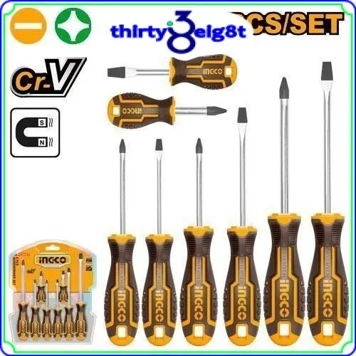 INGCO 8 Pcs screwdriver set HKSD0828