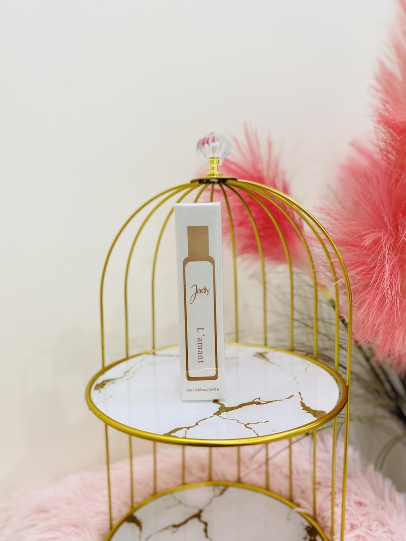 Product Introduction of Nước hoa Pháp Thương Hiệu JADY (Unisex's Perfume) mẫu màu nâu tên L'AMANT dung tích 15ml hương trầm gỗ sâu lắng một chút chậm lại xịt  thơm thư giãn Cosmetic Mỹ Phẩm 1