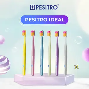 Pesitro Ideal UltraClean / Sikat Gigi Dewasa /Bulu Sikat Lembut 10.000+ Ultra-thin UltraX Compact