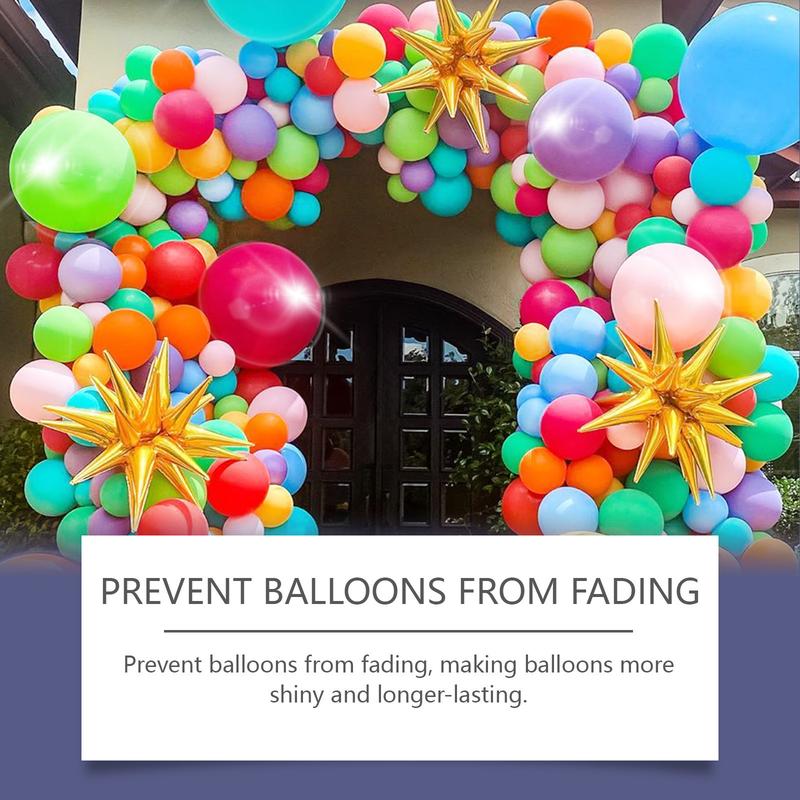 Product Introduction of Dowmoo Party Balloon Brightener Enhances Party Atmosphere Balloon Long-lasting Glossy Surface Texture Brightener 8