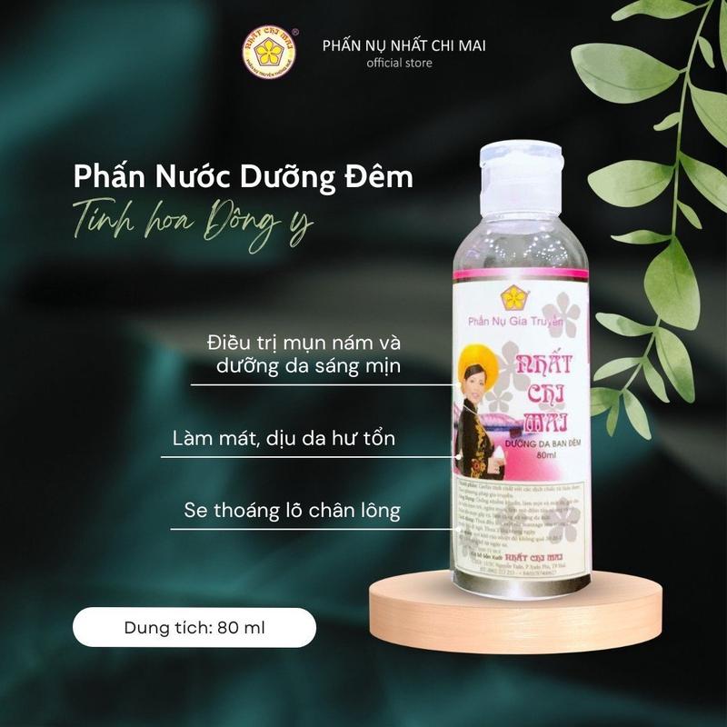 Phấn Nước Dưỡng Đêm - Phấn Nụ NHẤT CHI MAI TT4 80ml - Tinh Hoa Đông Y - Trị mụn dưỡng sáng da làm mát dịu da hư tổn se thoáng lỗ chân lông Làm Đẹp Da Skincare