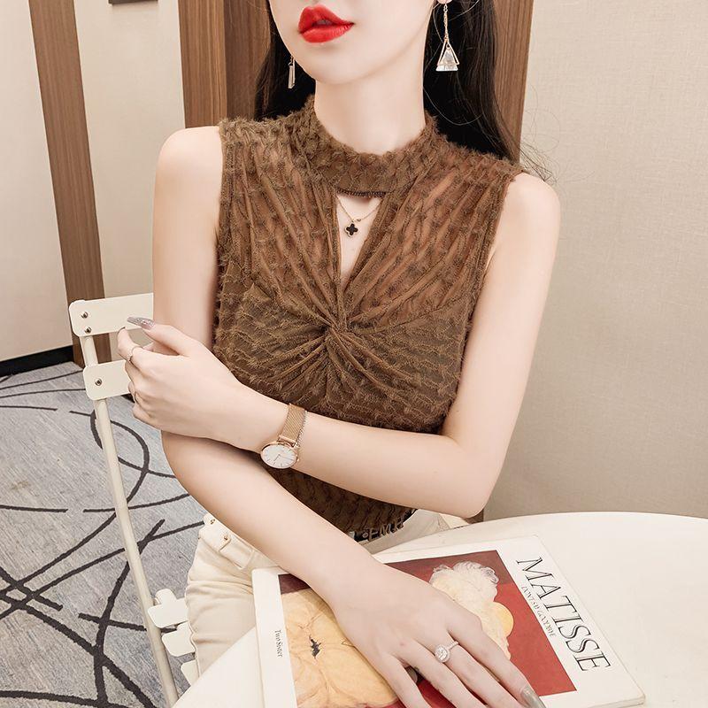 Product Introduction of Áo Yếm Nhồi Bông Đổ Xô, Thiết Kế Xinh Xắn, Phong Cách Độc Đáo Gợi Cảm, Áo Không Tay, Dành Cho Nữ, Thích Hợp Cho Mùa Thu Và Mùa Đông, Hàng Mới Về Top Women Umi 3