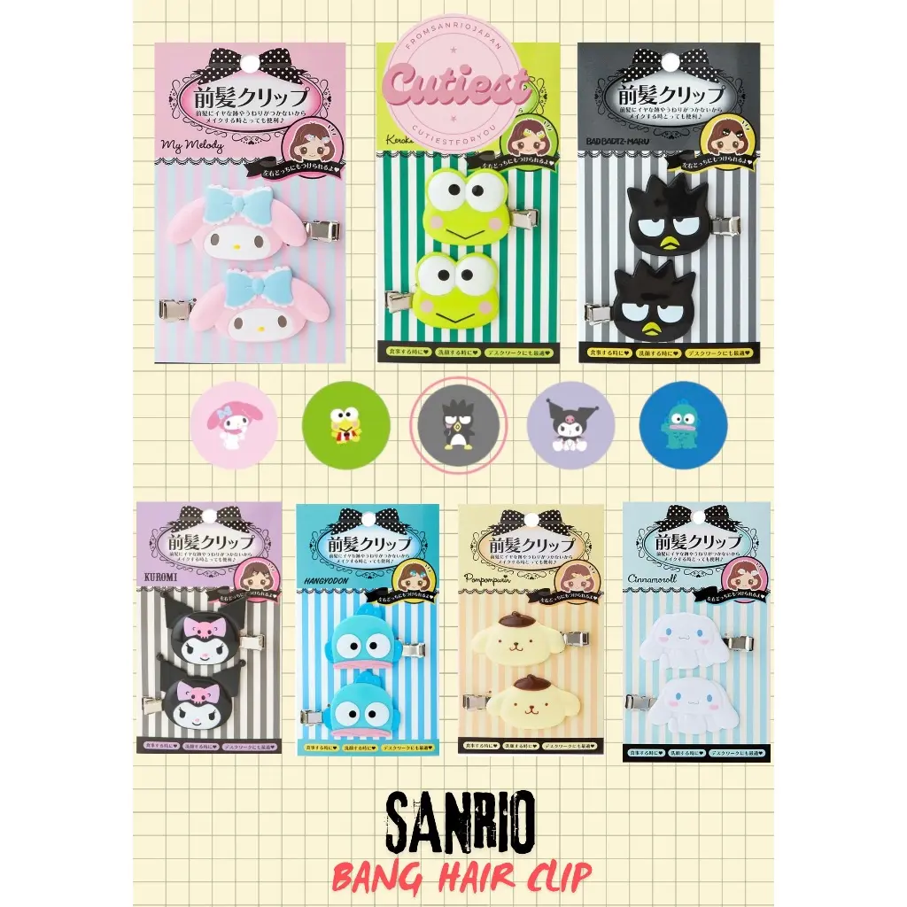 Sanrio Bang Hair Clip - 100% Genuine Product