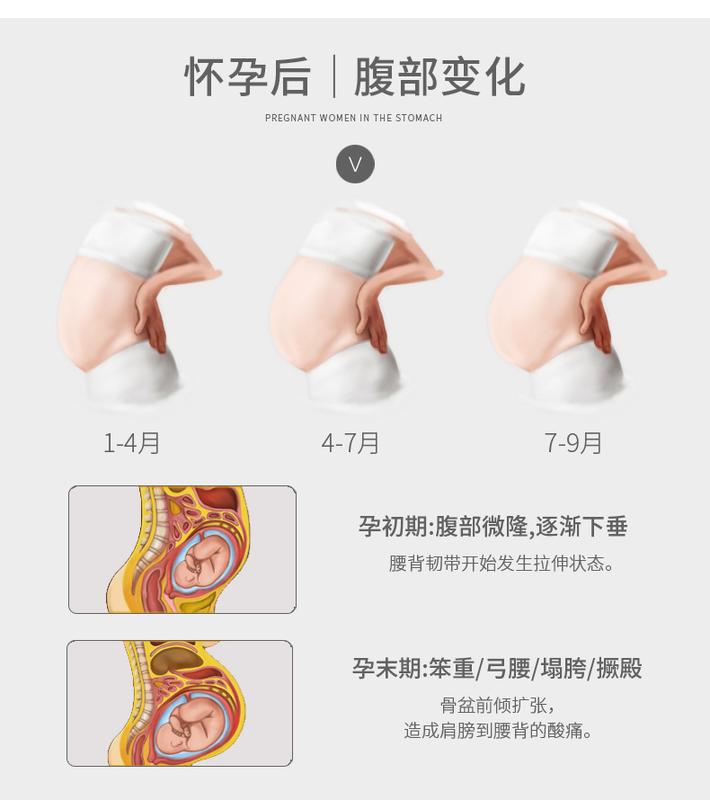 Product Introduction of Factory Direct Delivery Prenatal Adjustable Waist Supporter Relieve Waist Support Belt Pregnant Women Special Breathable Abdominal Belt 4