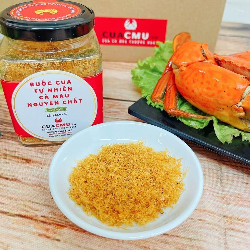 Cua Thịt+Gạch size 2 con/kg - Cam kết chính gốc Cà Mau, tỷ lệ thịt và gạch trong thân cua đạt trên 90% -  CUACMU chấm Vn 5